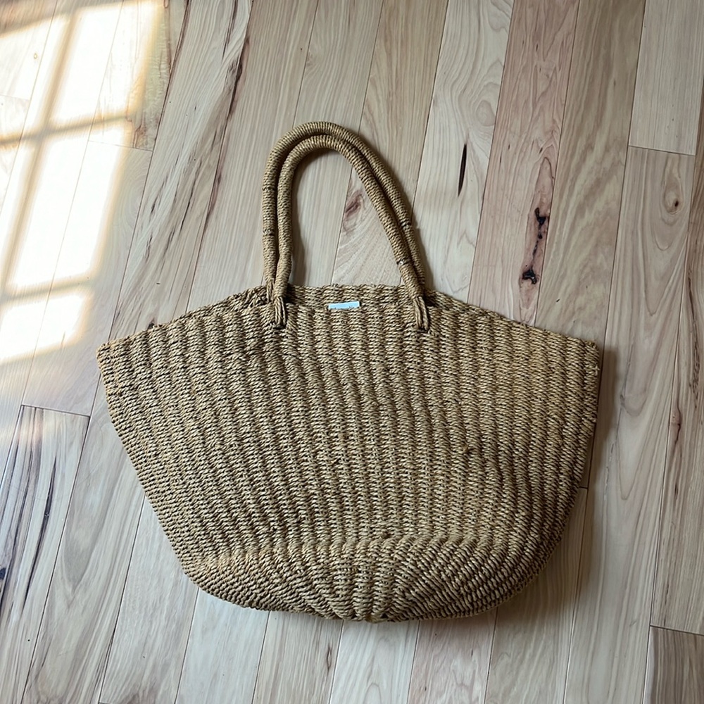 Abercrombie Straw Tote Bag